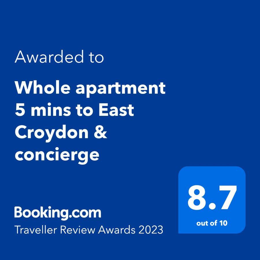 Whole Apartment 5 Mins To East Croydon & Concierge Londres Extérieur photo